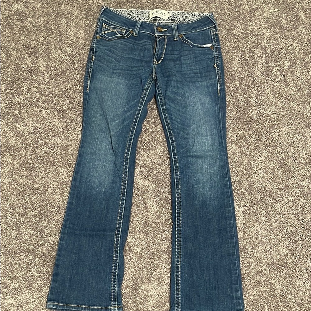 Ariat Blue Boot Cut Jeans Classic Denim